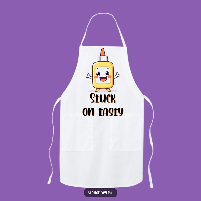 Funny Glue Wobble Apron: Stick to Fun in the Kitchen