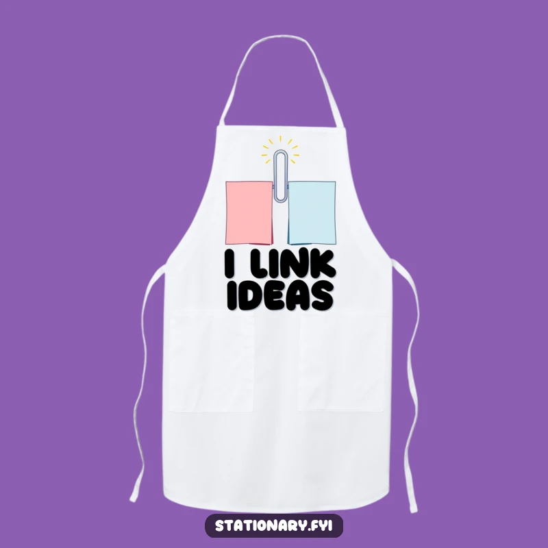 Funny Paperclip Apron: Hilarious Kitchen Attire for the Organized Chef