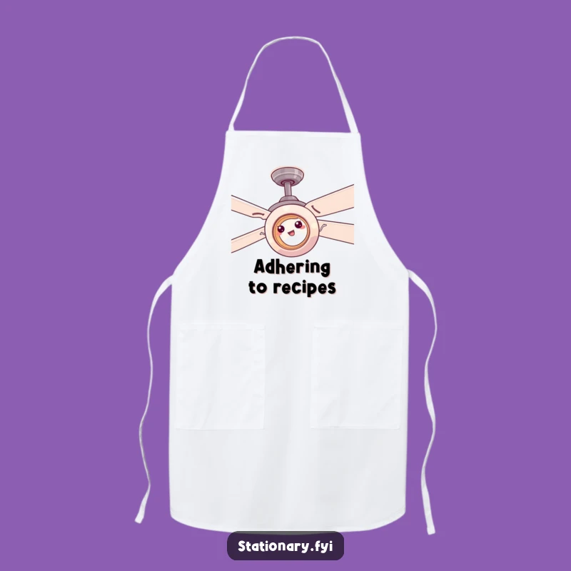 Funny Tape Fan Apron: Hilarious Kitchen Wear for Messy Chefs