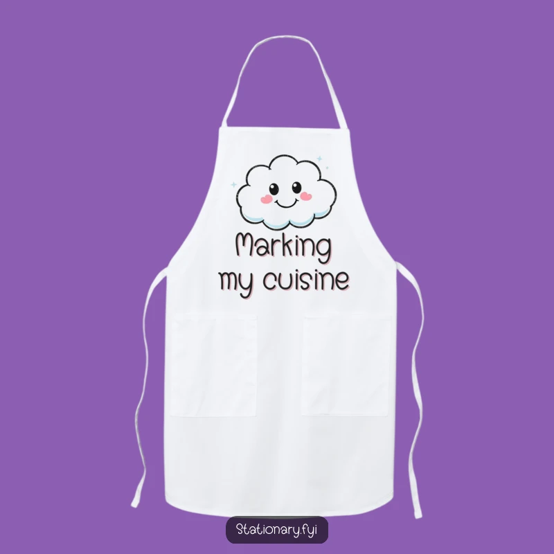 Funny Kawaii Marker Apron: Create Masterpieces and Stay Clean with Joy
