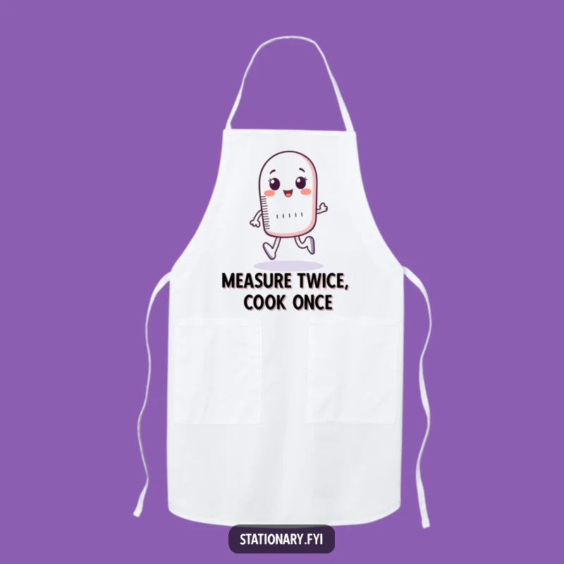 Funny Ruler Chef Apron - Measure Your Culinary Success