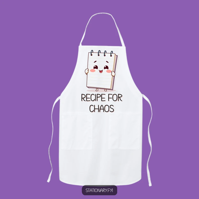 Funny Notepad Apron: Cook with a Smile and Organized Flair