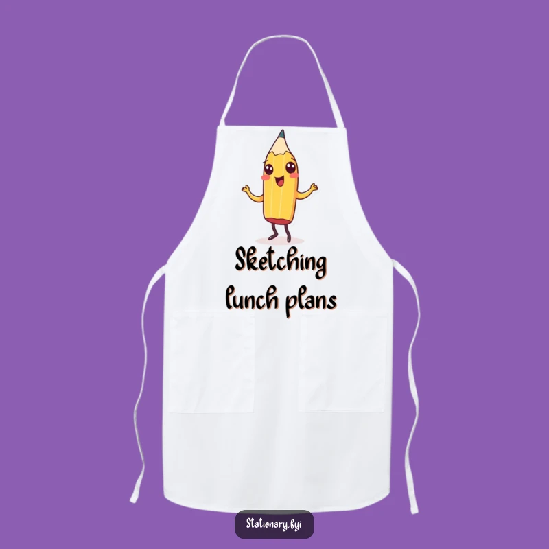 Funny Pencil Jig Apron - Cook Up Laughs with this Cheerful, Hilarious Kitchen Accessory, Great Gift!