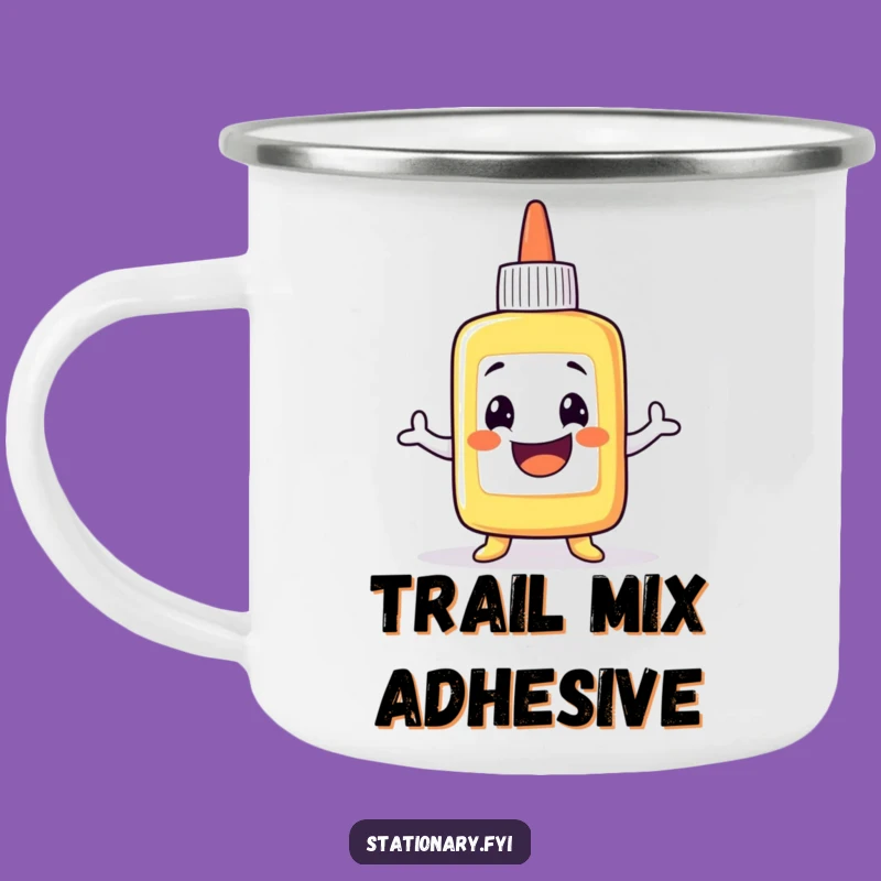Funny Glue Wobble Camping Mug: Stick Your Coffee Cup to Adventure