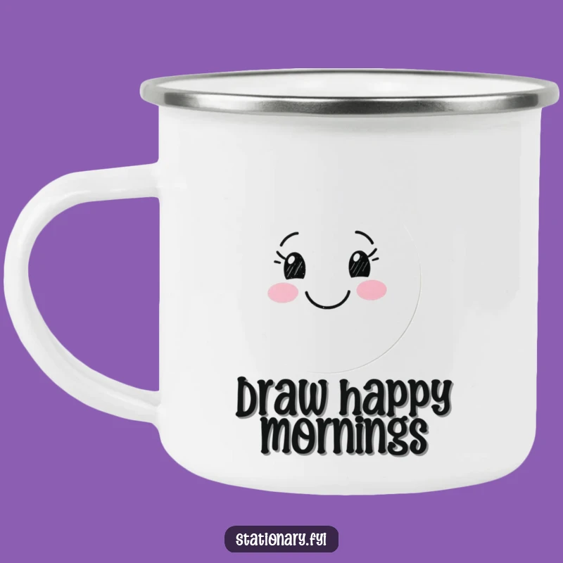 Funny Marker Outdoor Smile Camping Mug - Adventure Ready Fun