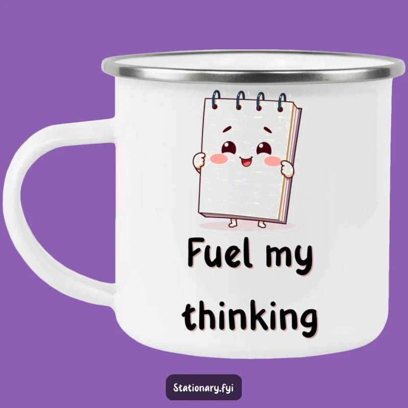 Funny Notepad Camping Mug: Your Cheerful Companion for Outdoor Adventures