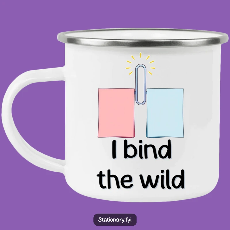 Funny Paperclip Camping Mug: Hilarious Outdoor Gear for Adventurous Minds