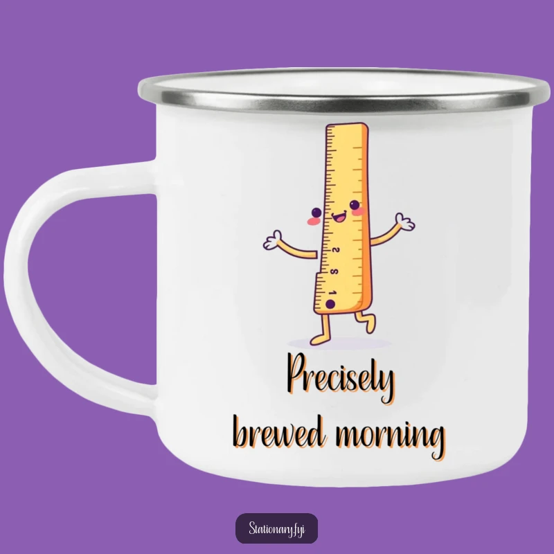 Funny Ruler Dance Camping Mug: Measure Your Adventures with Humor