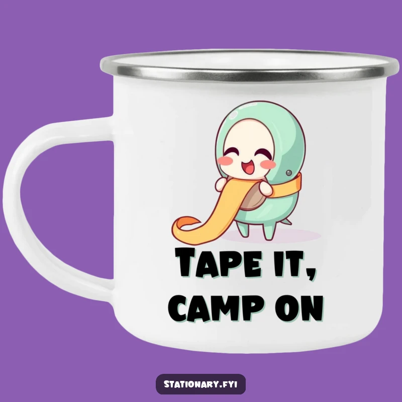 Funny Tape Dispenser Camp Ribbon Mug - Unroll Outdoor Fun