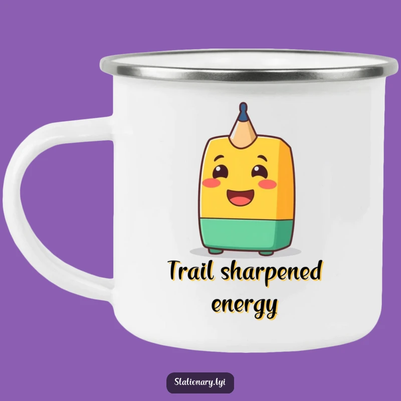 Funny Sharpener Grin Camping Mug: Sharpen Your Mornings Outdoors