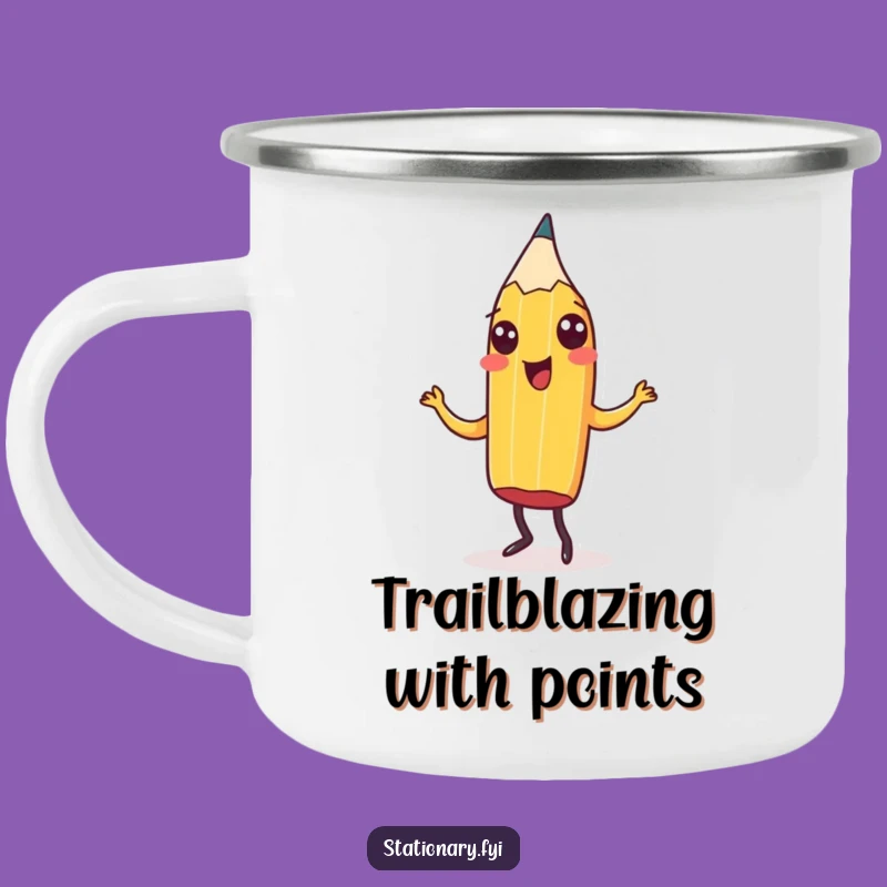 Funny Pencil Jig Camping Mug - Enjoy Outdoors with Cheerful Humor, Hilarious Adventure Gift!