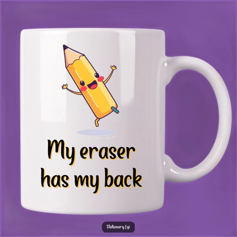 Funny Pencil Cartwheel Mug: A Hilarious Stationery Gift for Office Buddies!