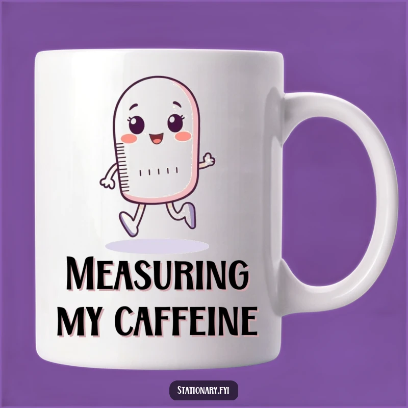 Funny Ruler Measuring Fun Mug - Perfect Gift for Precise Jokers