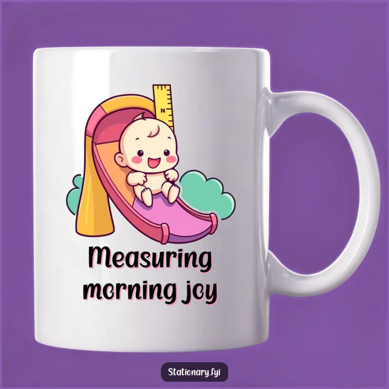Funny Ruler Mug: Playful Slide Fun for Math Lovers