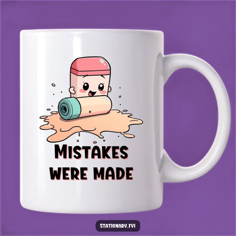 Funny Eraser Cleaning Ink Spill Mug, a Hilarious Messy Gift