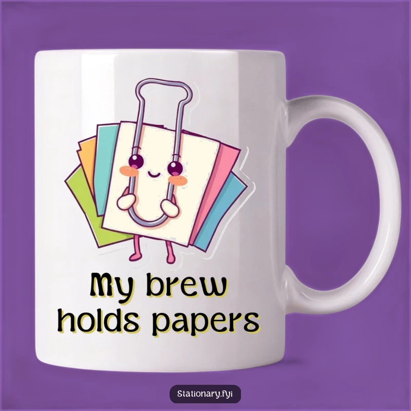 Funny Paperclip Mug: Keep it Together with this Happy Design