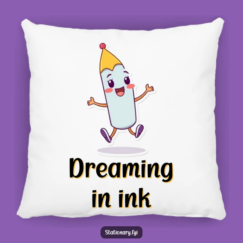 Funny Cheerful Pen Pillow: Cozy Creativity and Joy, A Delightful Funny Gift