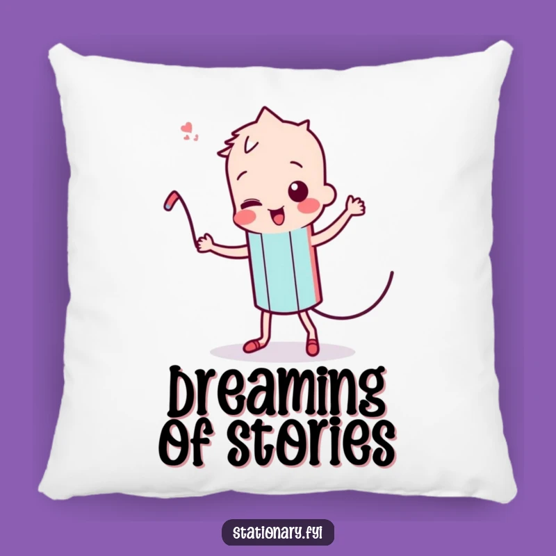 Funny Kawaii Pencil Pillow: Dance Break Comfort, Soft & Hilarious Funny Gift