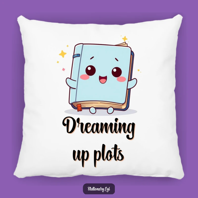 Funny Kawaii Notebook Pillow: Cozy Pages and Happy Dreams, Soft & Joyful Funny Gift