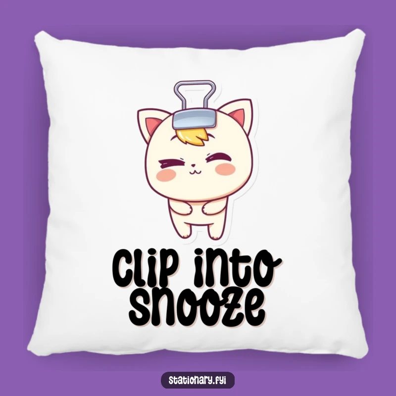 Funny Binder Clip Pillow: Mischievous Comfort with a Wink