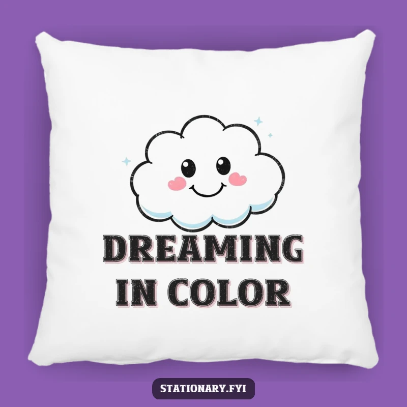 Funny Kawaii Marker Pillow: Cozy Up with Artistic Smiles and Comfort