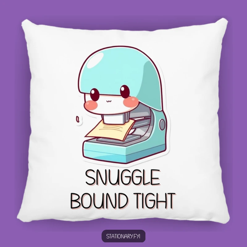 Funny Kawaii Stapler Pillow: Desk Comfort & Office Humor, Cozy Funny Gift