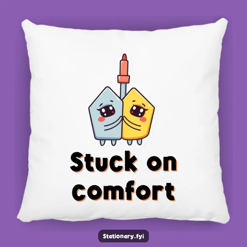 Funny Pillow: Hug Your Connections with a Glue Stick & Shapes