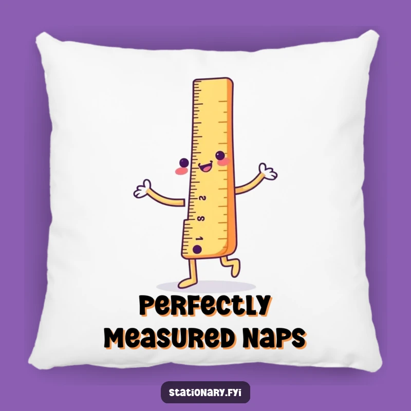Funny Ruler Dance Pillow: Snuggle Up to Straight-Up Comfort and Laughs