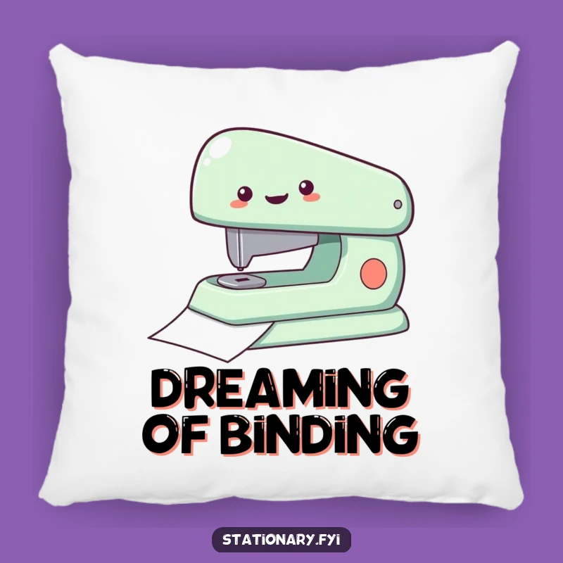 Funny Stapler Pillow - Cozy Up with Energetic Art, Comfy Humor for Your Sofa, Perfect Gift!