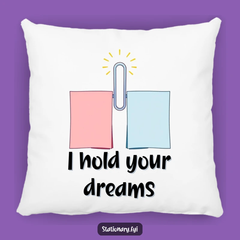 Funny Paperclip Pillow: Comfy Office Decor with a Hilarious Twist