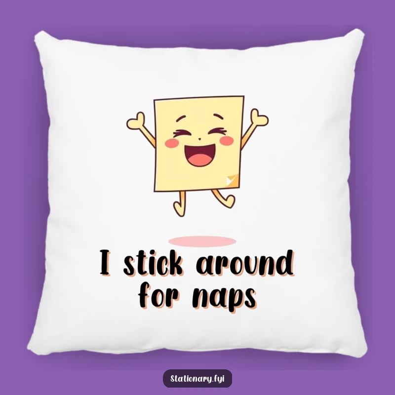 Funny Bouncing Sticky Note Pillow A Comfy & Hilarious Accent For Your Sofa