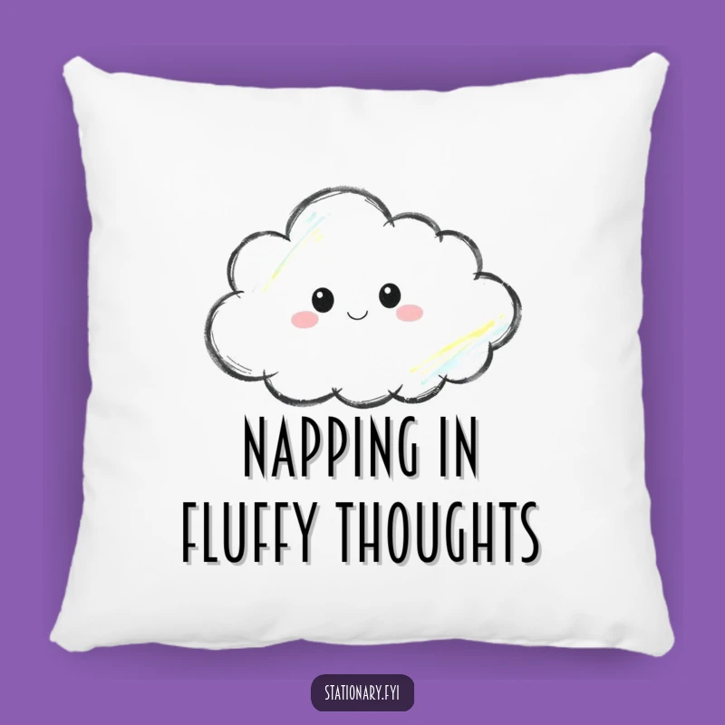 Funny Thoughtful Crayon Pillow Add Artistic Comfort To Your Decor