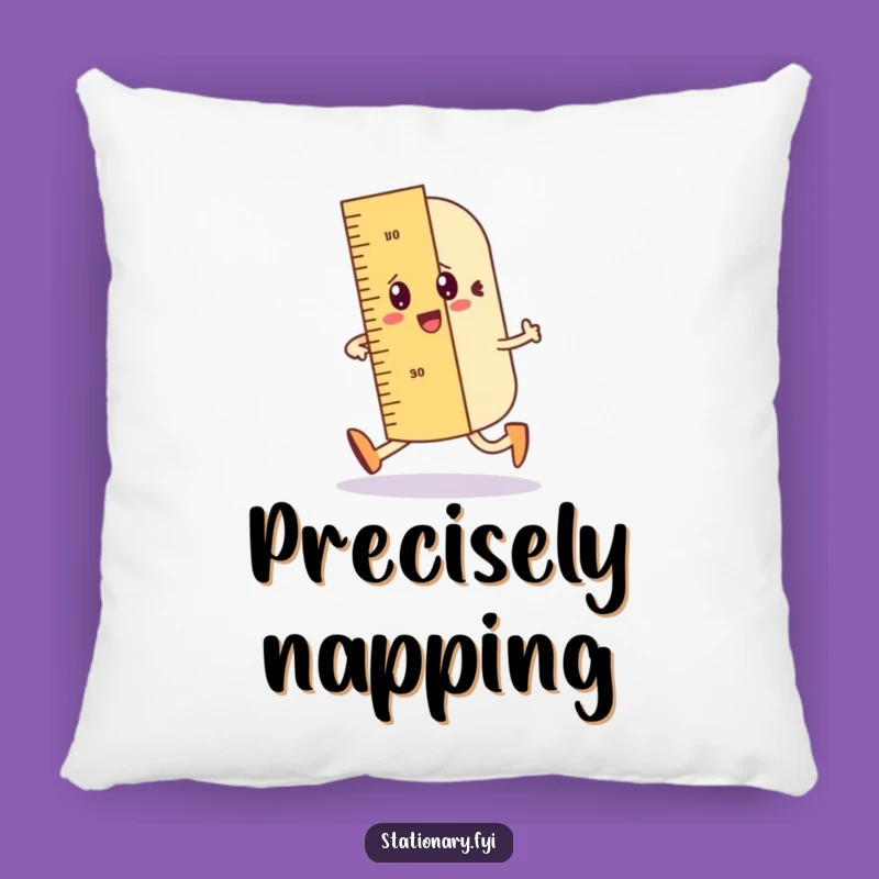 Comforting Funny Ruler Pillow: Your Gift for Relaxed Precision and Sweet Dreams