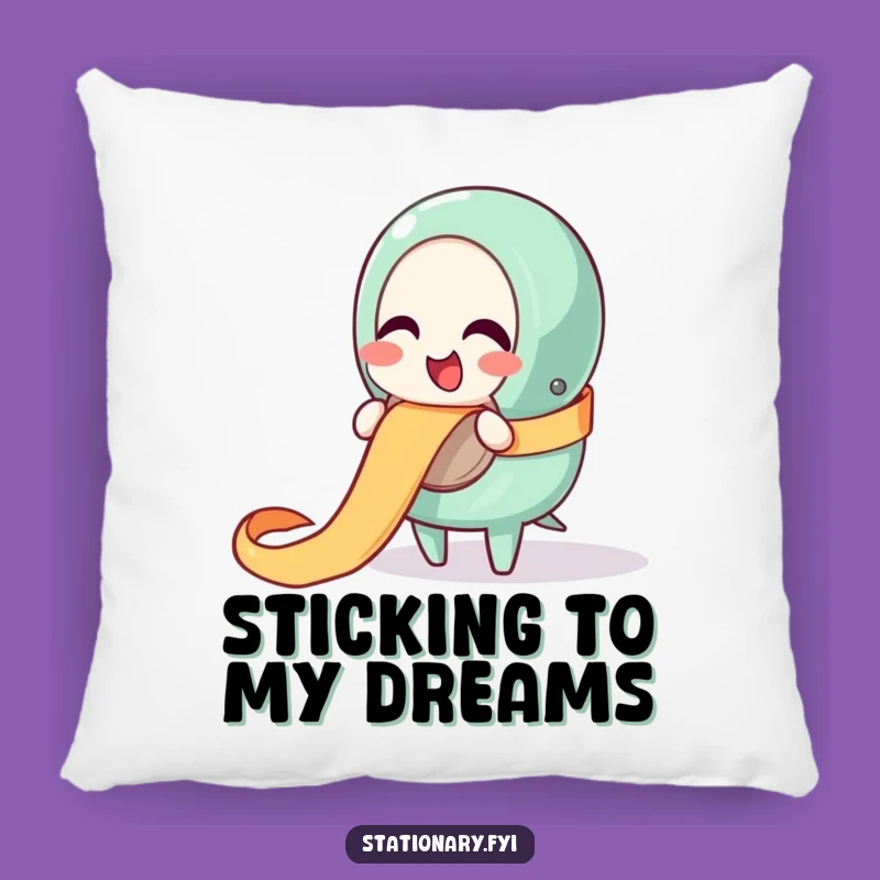 Funny Tape Dispenser Giggles Pillow - Comfy & Cheerful Accent