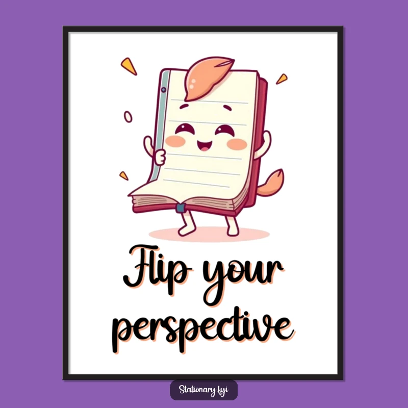 Funny Notebook Art: Joyful Reader, Fast Page Digital Gift