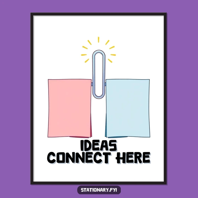 Funny Paperclip Digital Art: Hilarious Office Decor for a Joyful Space