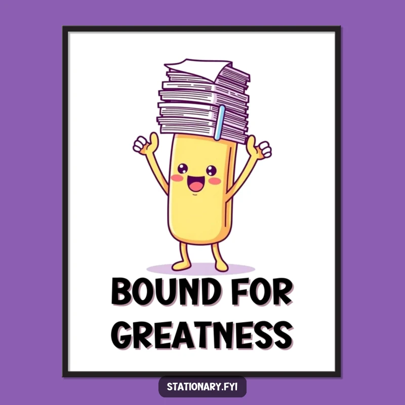 Funny Paperclip Digital Art: Triumphant Organization, Instant Funny Gift