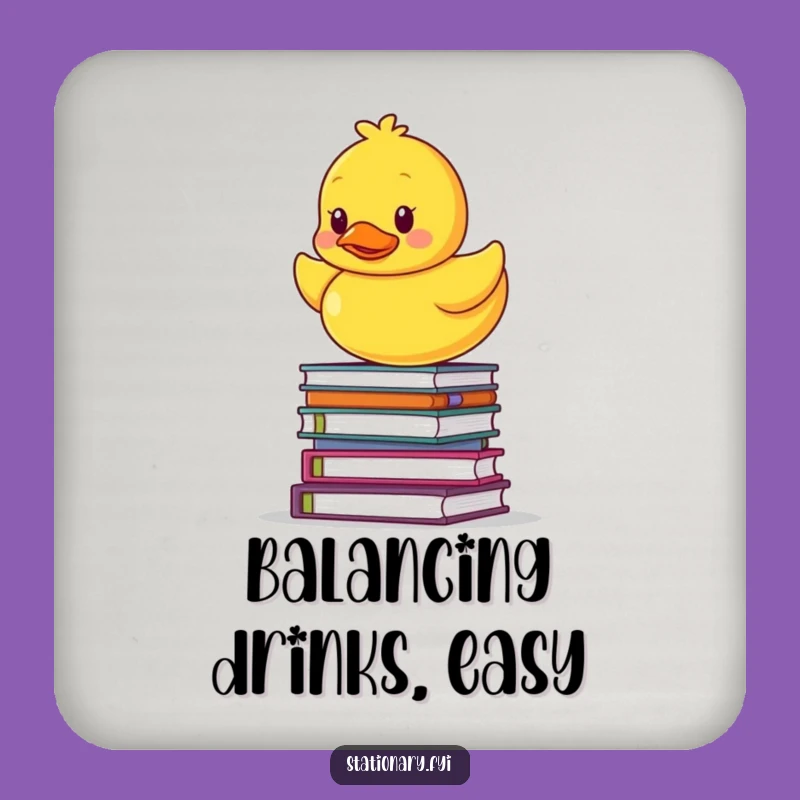Funny Rubber Ducky Coaster: Protect Surfaces with Hilarious Art