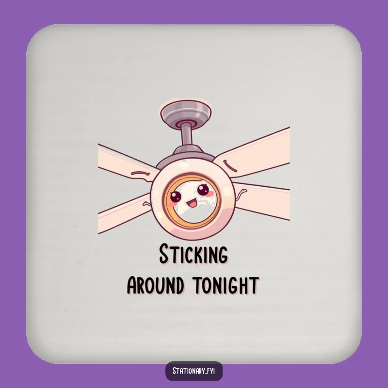 Funny Tape Fan Coaster Set: Hilarious Protection for Your Surfaces