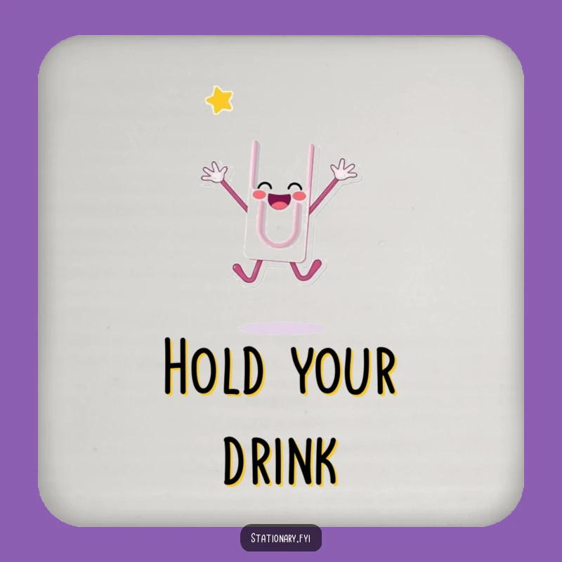 Funny Paperclip Jump Coaster: Protect Surfaces with a Leap