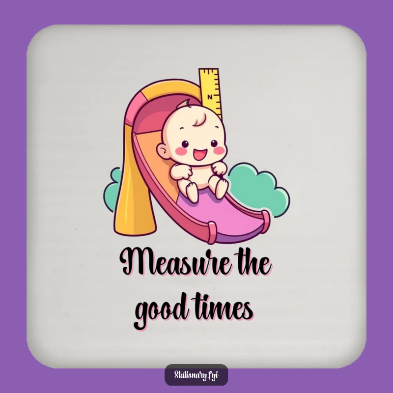 Funny Ruler Coaster: Protect Surfaces with Playful Slide Art