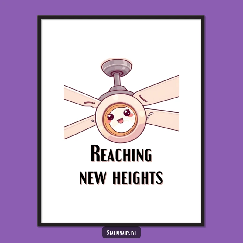 Funny Tape Fan Poster: Hilarious Wall Art for Office or Home Decor