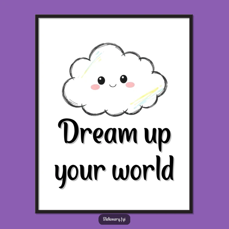 Funny Thoughtful Crayon Poster Elevate Your Space With Artful Inspiration