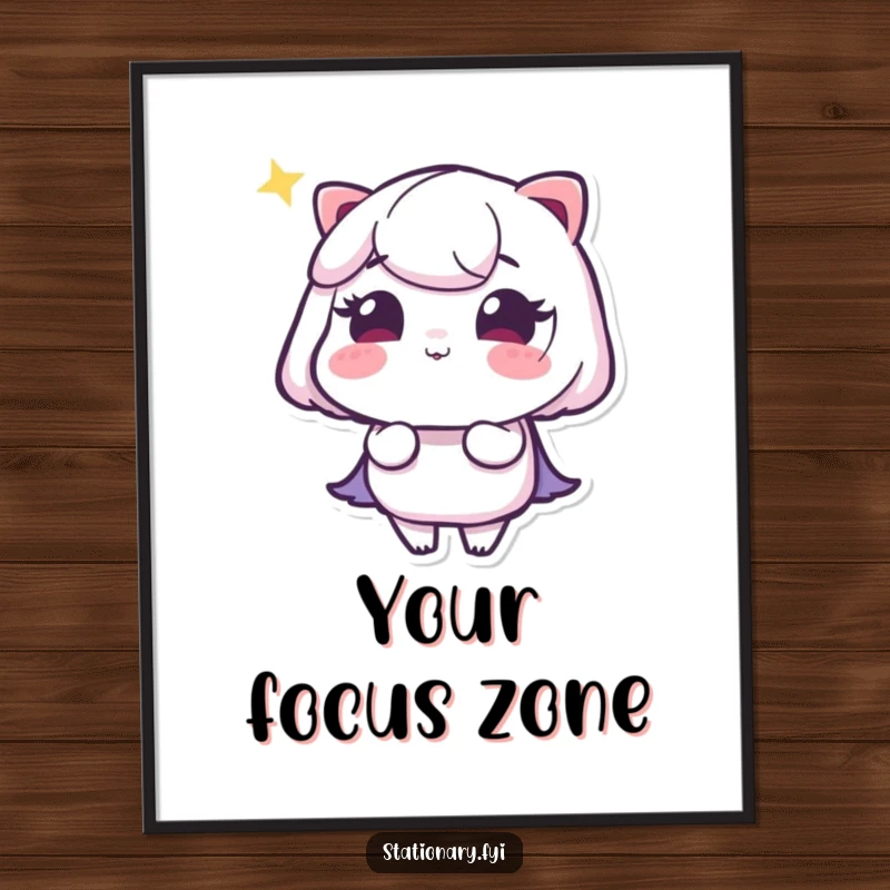 Funny poster of a winking highlighter creating a vibrant, glowing line, adding illuminated humor to walls.