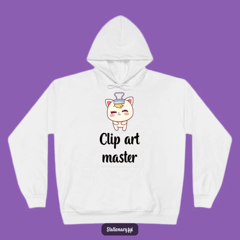 Funny Binder Clip Hoodie: Cozy Mischief with a Playful Wink