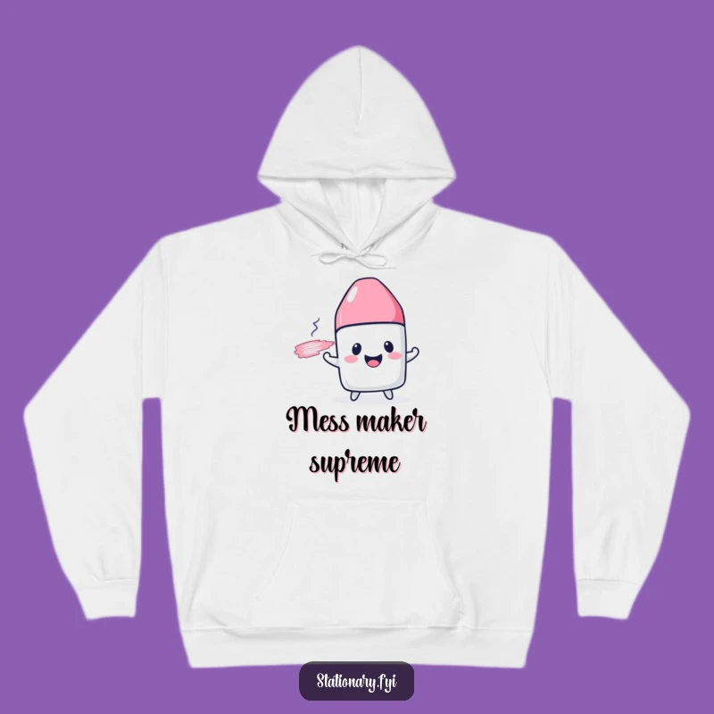 Cozy Funny Eraser Hoodie: Your Go-To Gift for Warmth and Hilarious Moments