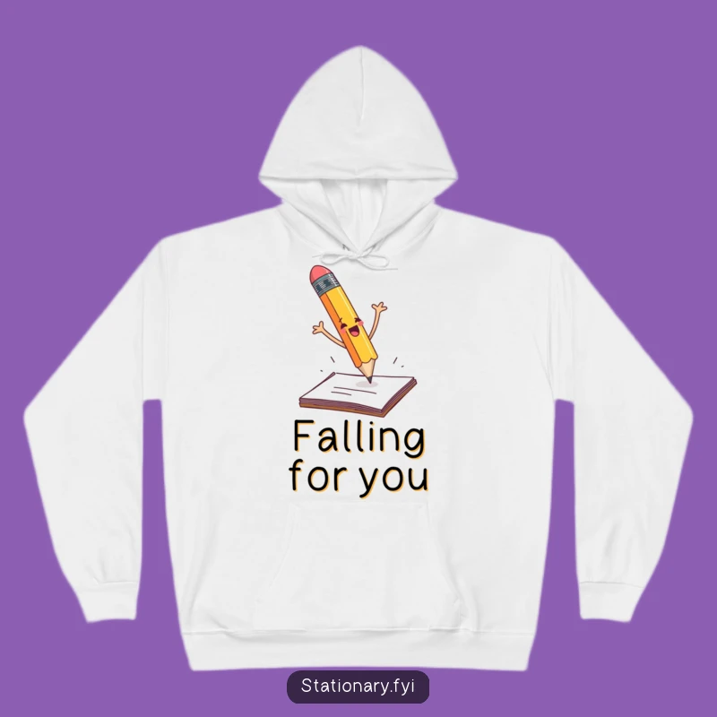 Funny Pencil Fall Hoodie: Cozy Up with Hilarious Desk Drama Wear
