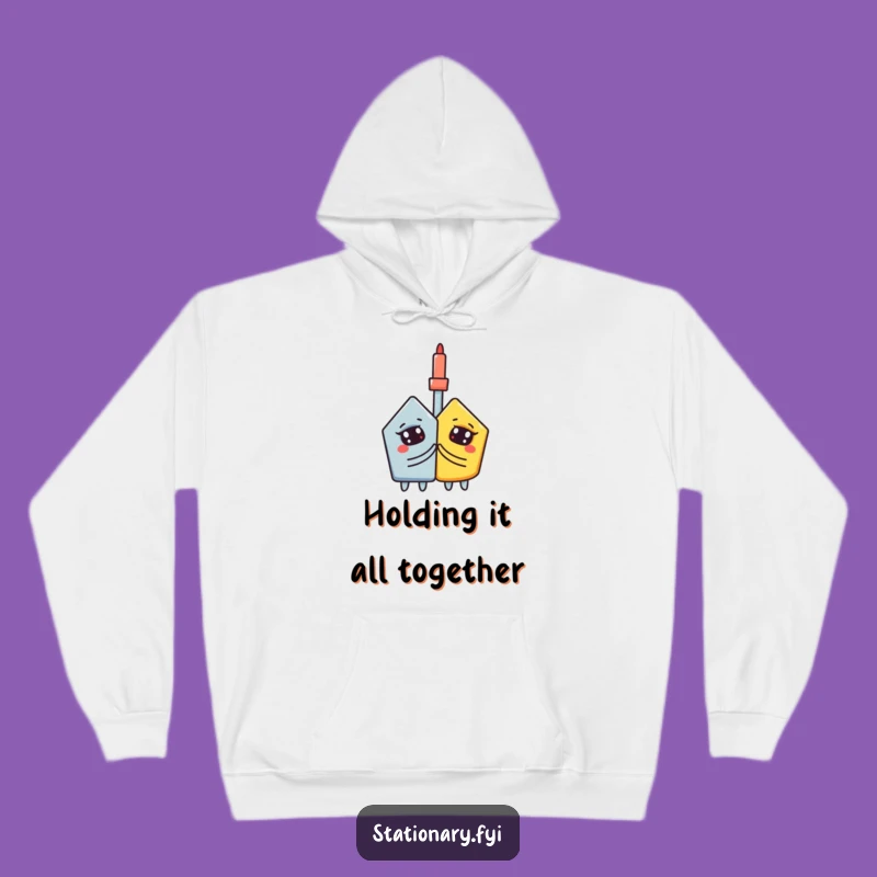 Funny Glue Stick Hoodie: Stay Connected with this Cozy Design