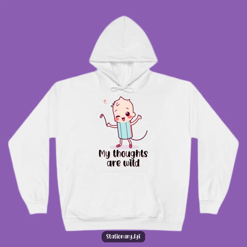 Funny Kawaii Pencil Hoodie: Cozy Up with Creative Moves, Warm & Humorous Gift