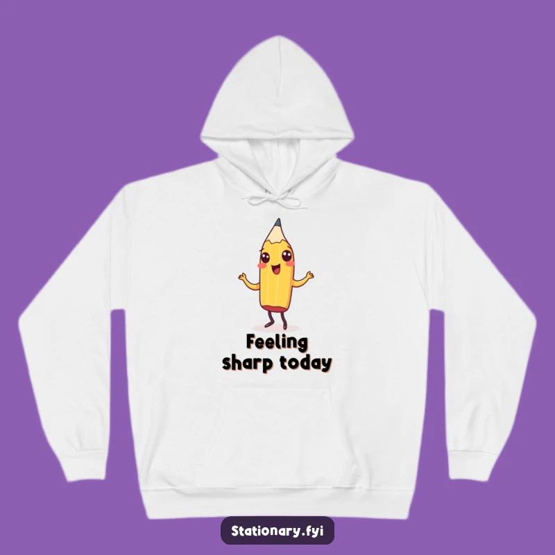 Funny Pencil Jig Hoodie - Cozy Up with This Cheerful, Hilarious Stationery Gift!